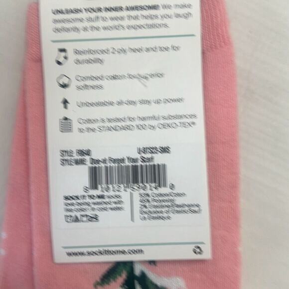 NWT Sock It To Me Womens Doe-nt Forget Your Scarf‎ Knee High Socks - Picture 4 of 5